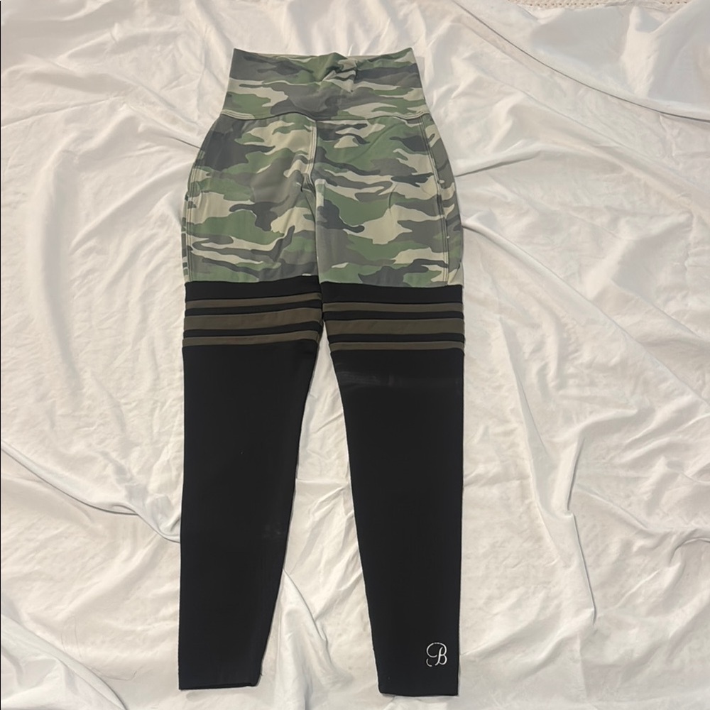 Camo and Black Leggings